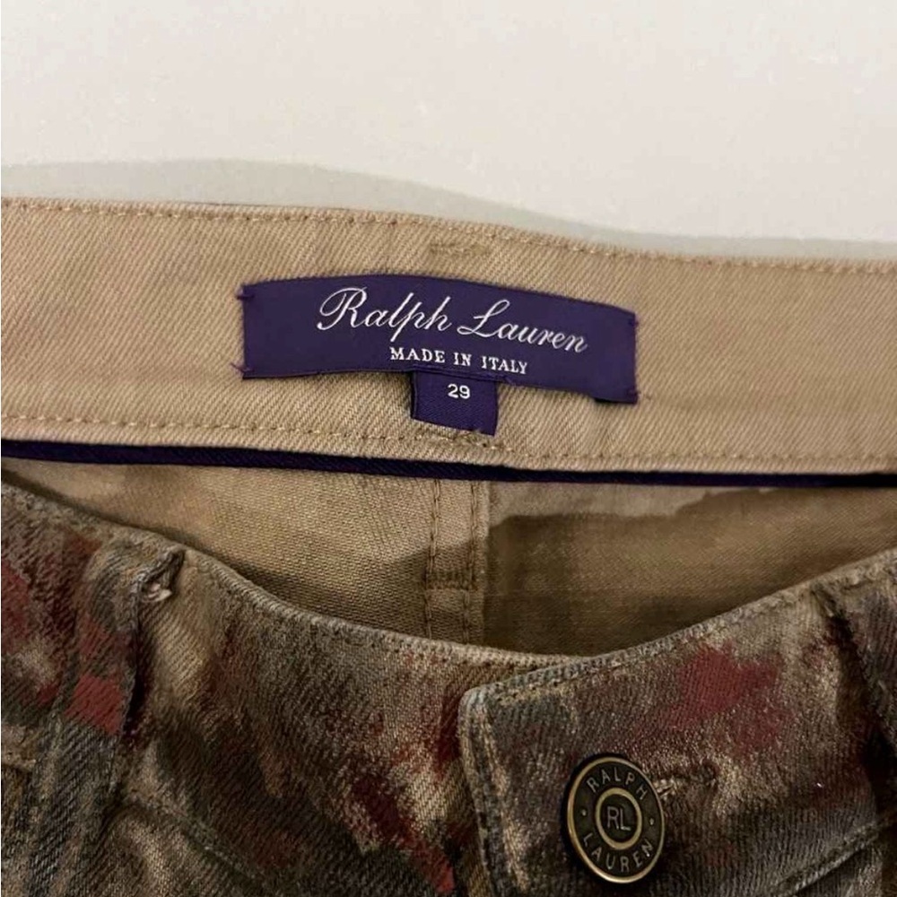 Ralph Lauren PURPLE LABEL Limited Edition Patchwork Jeans - Picture 6 of 8